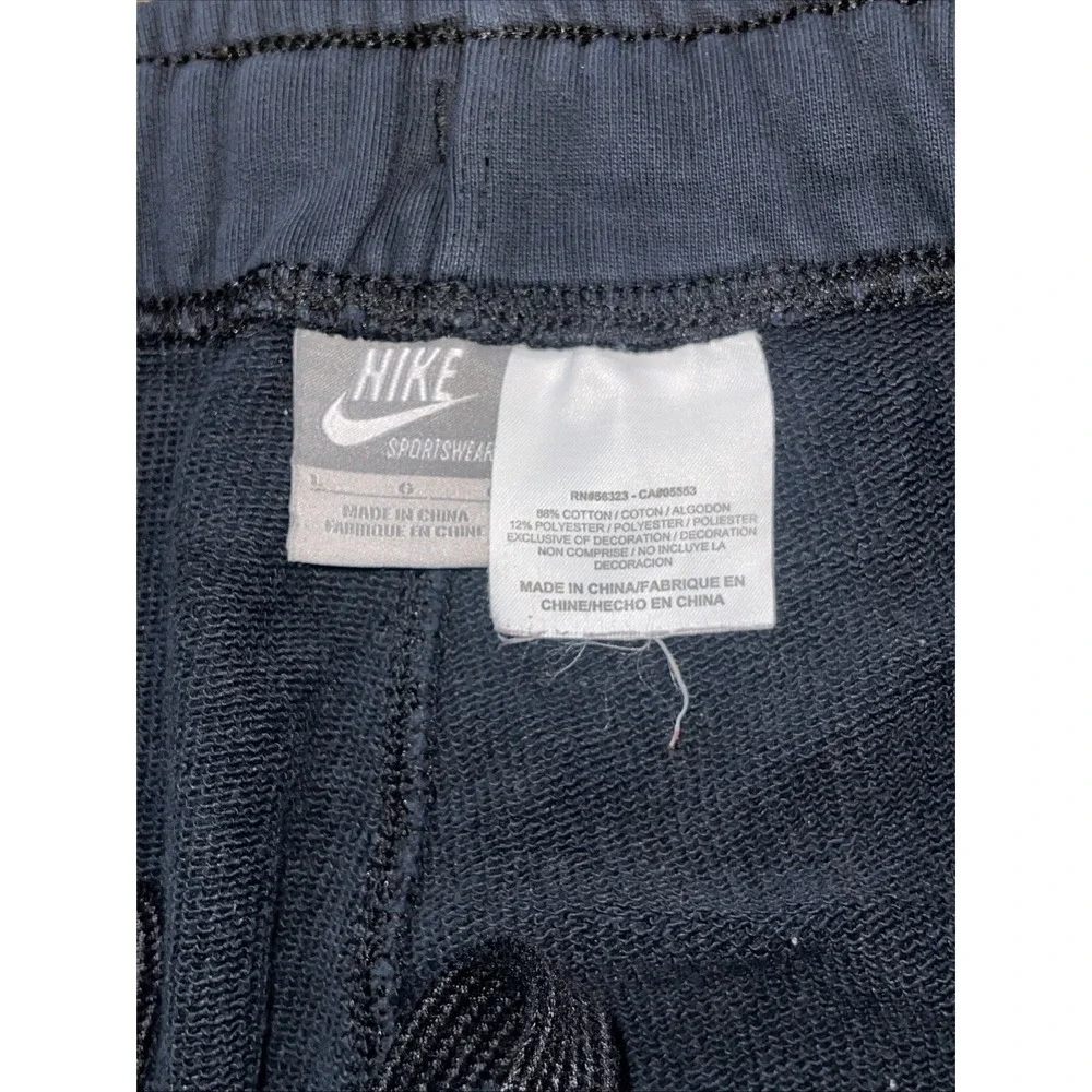 Nike Heavy‎ French Terry Cloth Sweatpants Men L Black HO10 Holiday Collection